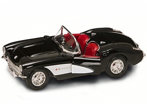 Автомобиль - Шевроле Корветт образца 1957 года, масштаб 1:24 (Yat Ming, 24201_md)